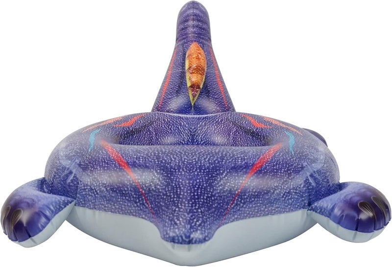 HOHQB Lifelike Inflatable Dinosaur Pool Floats Kids, Swimming Pool Ring ，Kids Pool Toys for Toddlers Ages 3-12 Boys Girls - Image 2